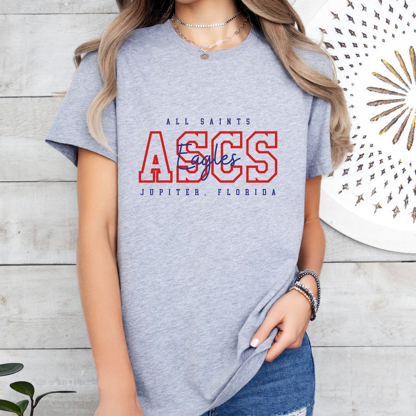 ASCS Eagles, Jupiter, Florida Adult Unisex T-Shirt