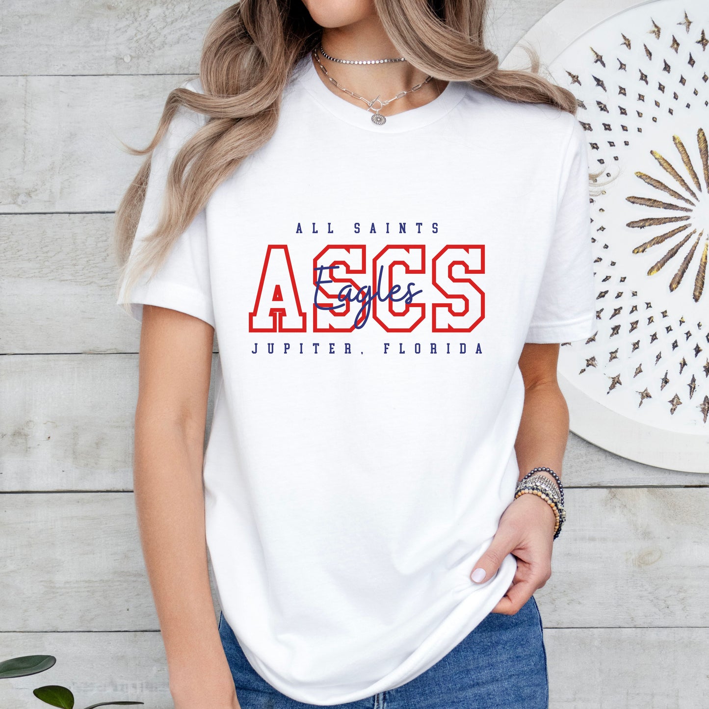 ASCS Eagles, Jupiter, Florida Adult Unisex T-Shirt