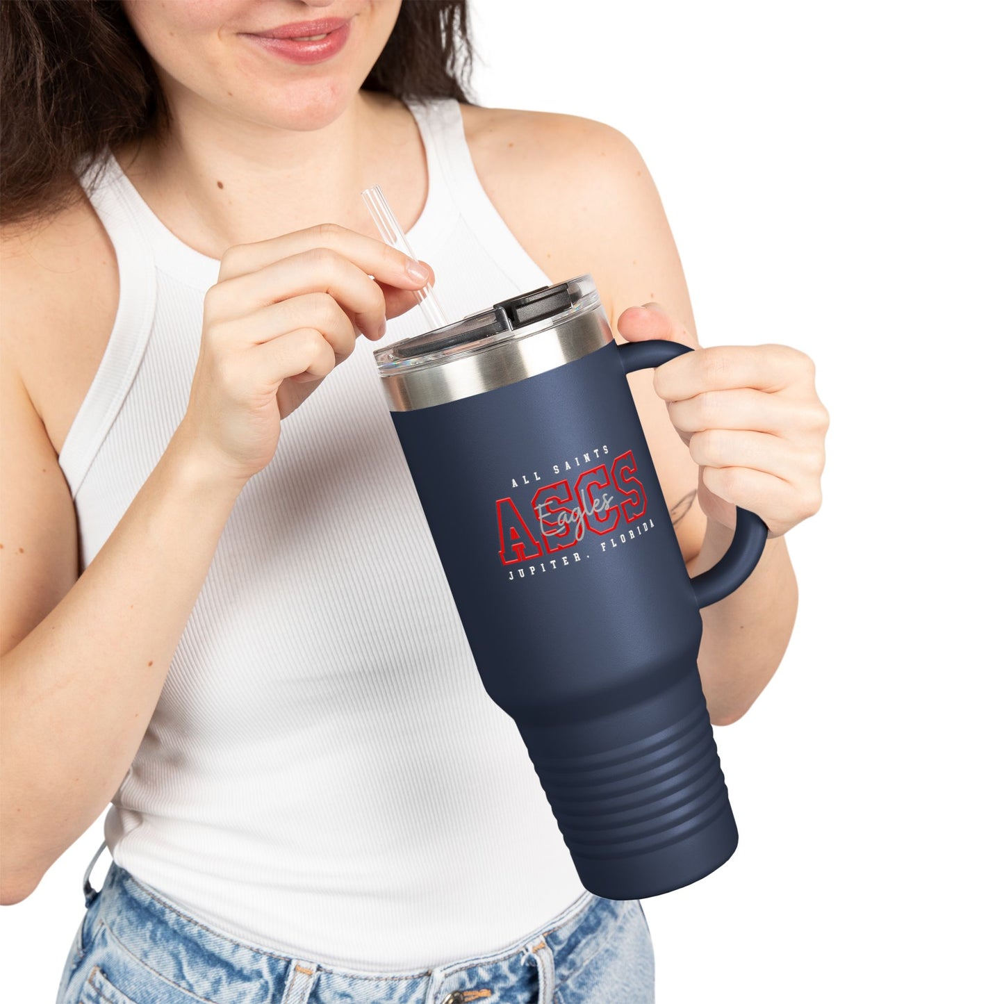 ASCS Eagles Insulated Tumbler - White or Navy