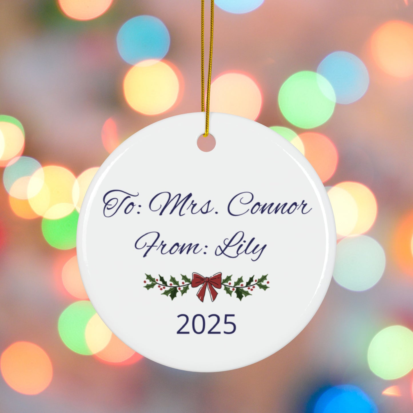 All Saints Teacher Ornament