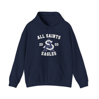 Adult Unisex All Saints Eagles Founding Year Hoodie