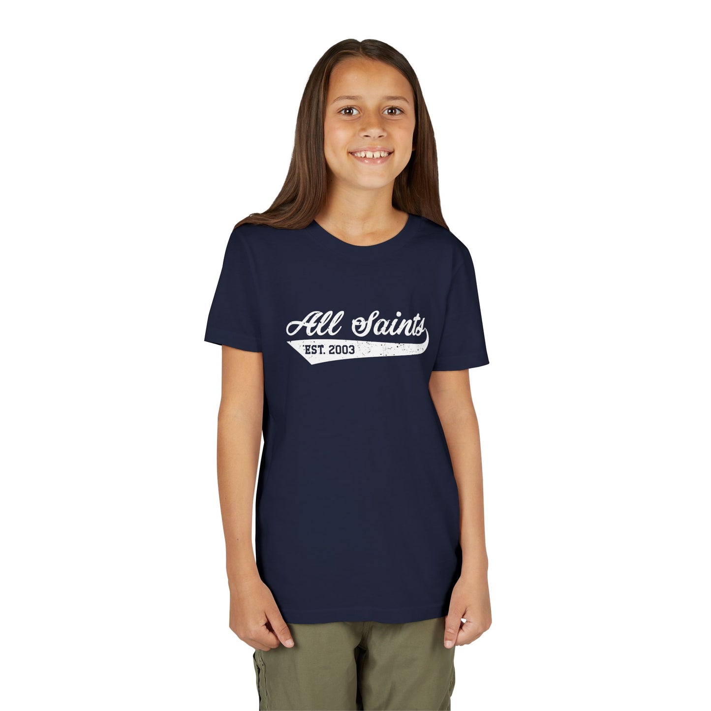 Youth All Saints Retro Script T-Shirt