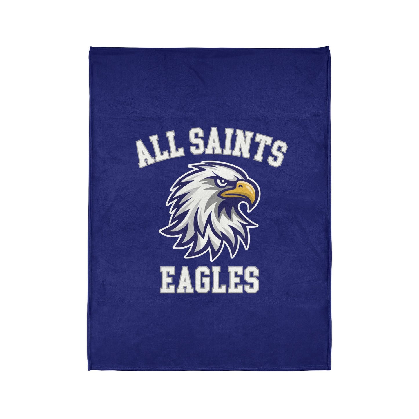 All Saints Eagles Minky Blanket