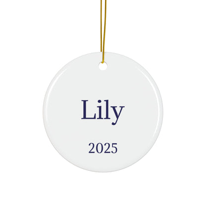 All Saints Eagles Personalized Ceramic Ornament