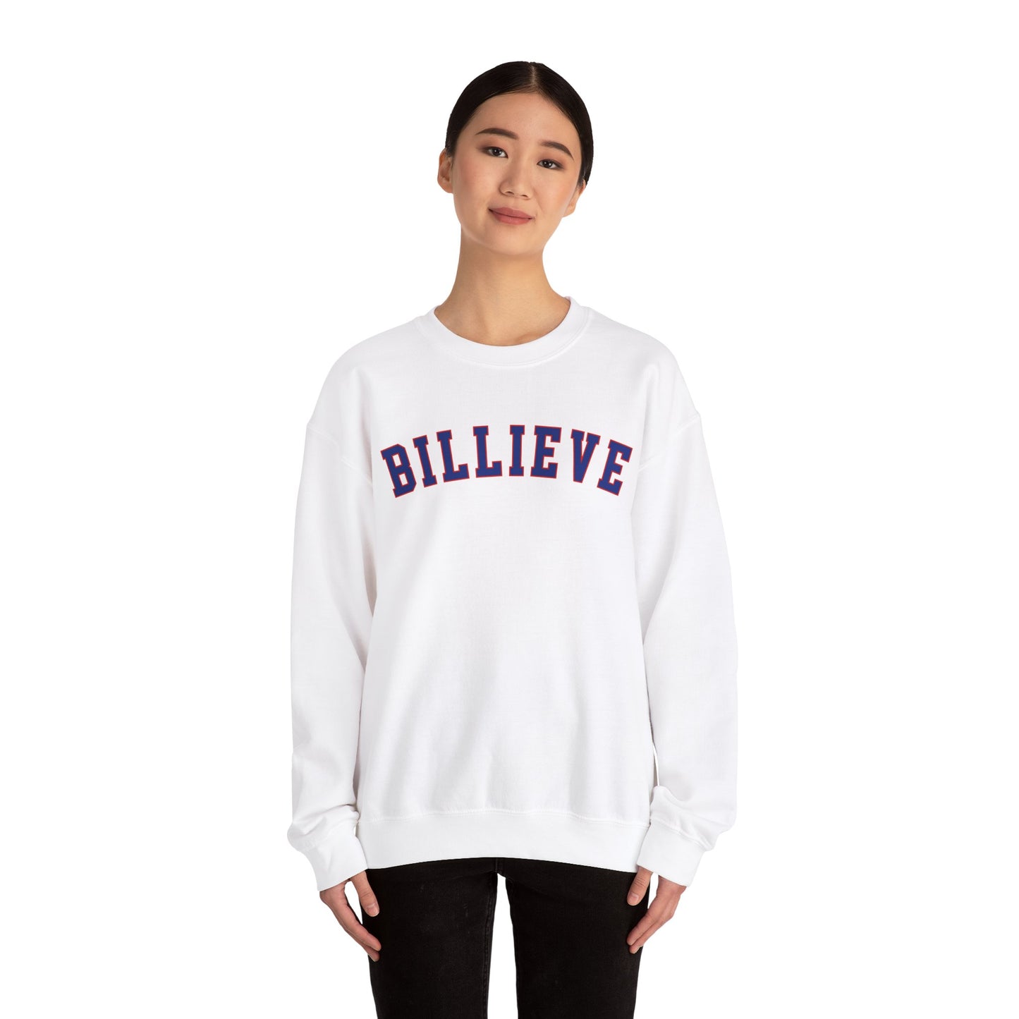 Billieve Bills Sweatshirt, Buffalo Bills, NFL, Unisex Sweatshirt, Bills shirt, Bills Mafia