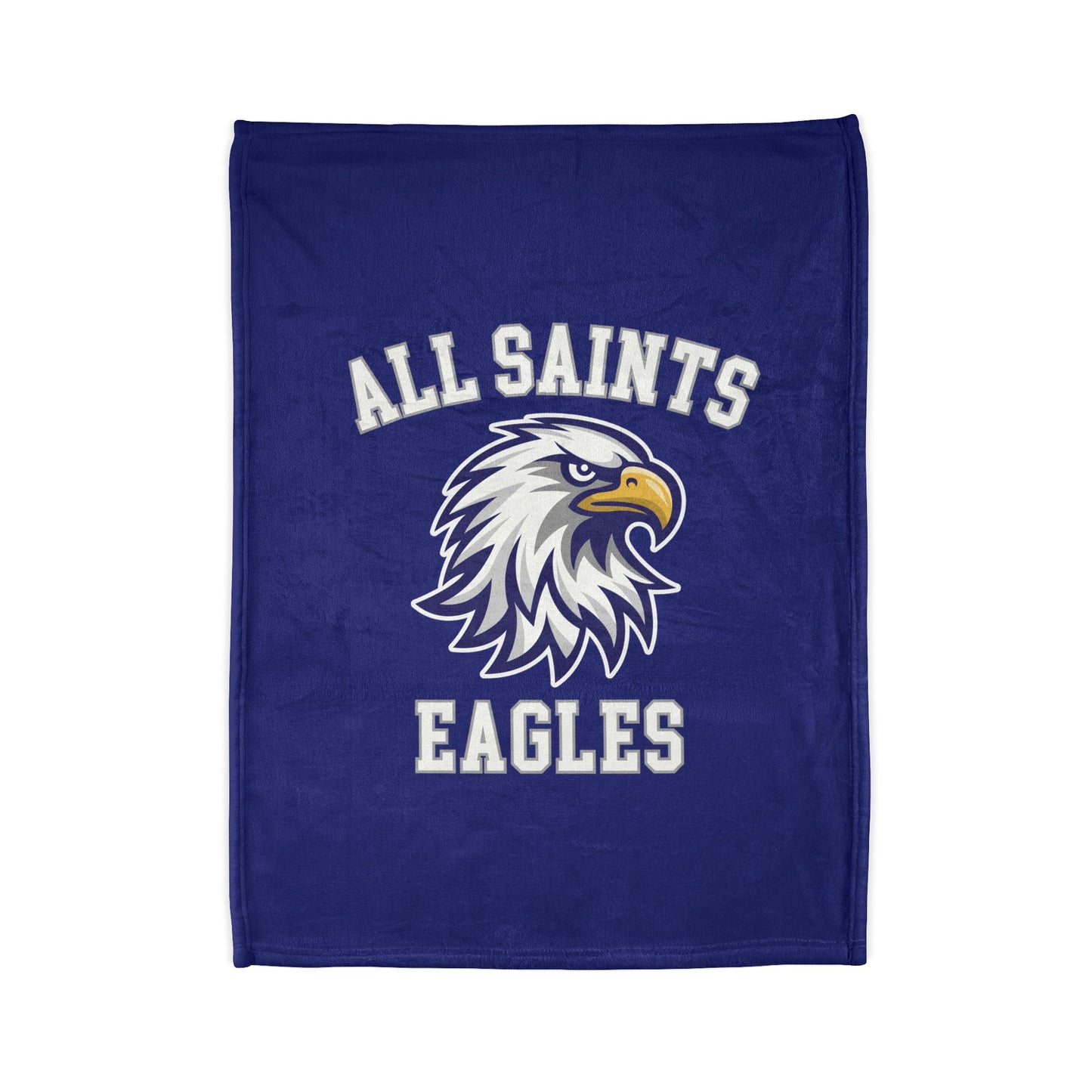 All Saints Eagles Minky Blanket