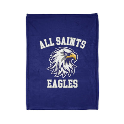 All Saints Eagles Minky Blanket