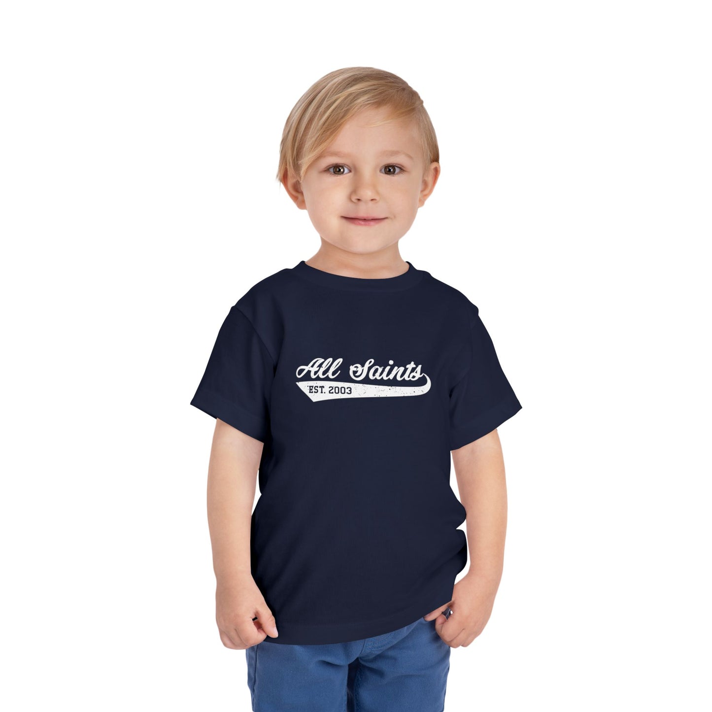 Toddler All Saints Retro Script T-Shirt