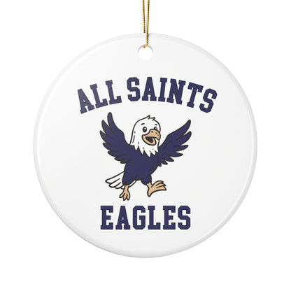 All Saints Eagles Ceramic Ornament