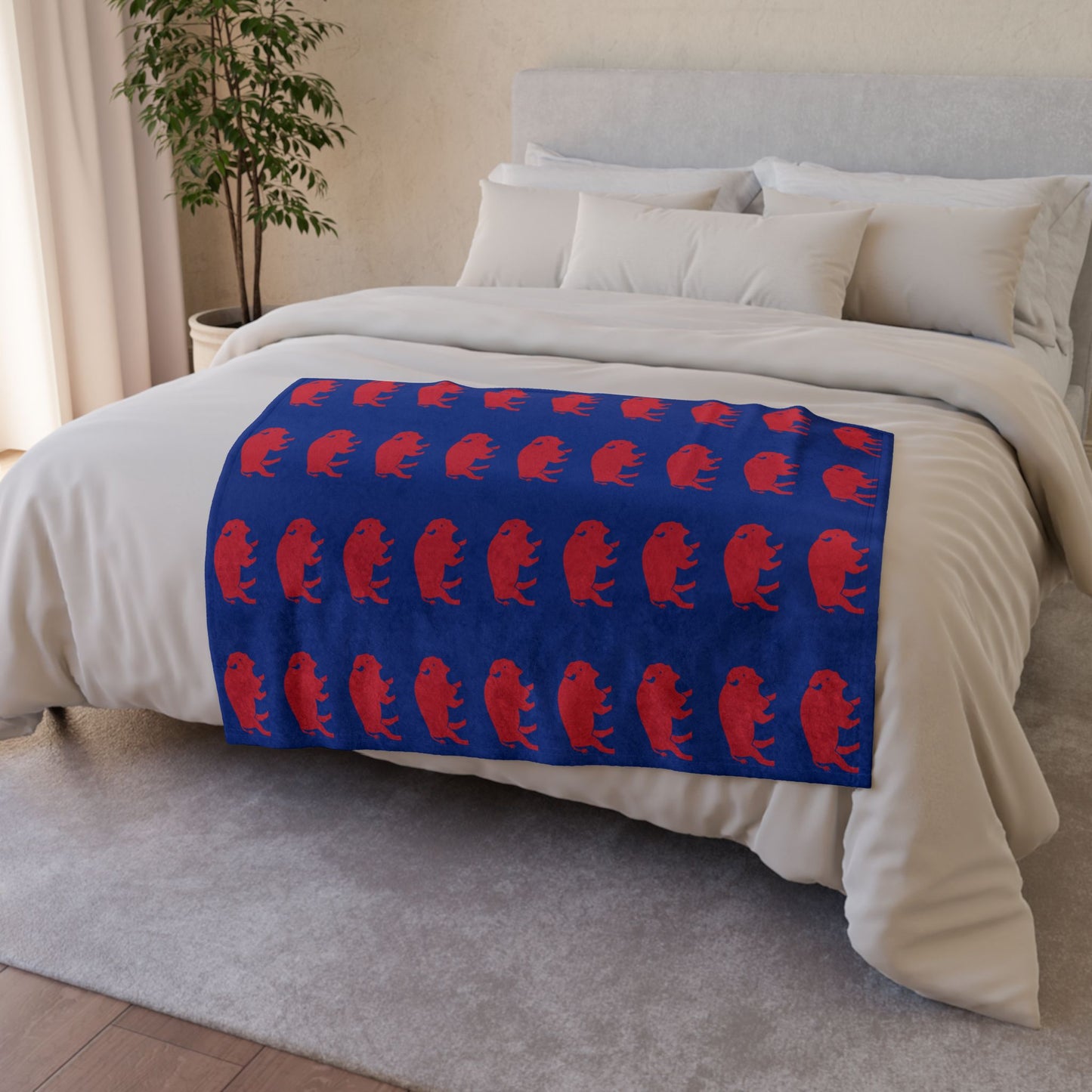 Buffalo Bills Minky Blanket, Super soft blanket for Bills fans