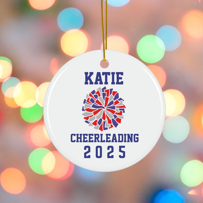 Personalized Sports Ornament with player name, number, team and year