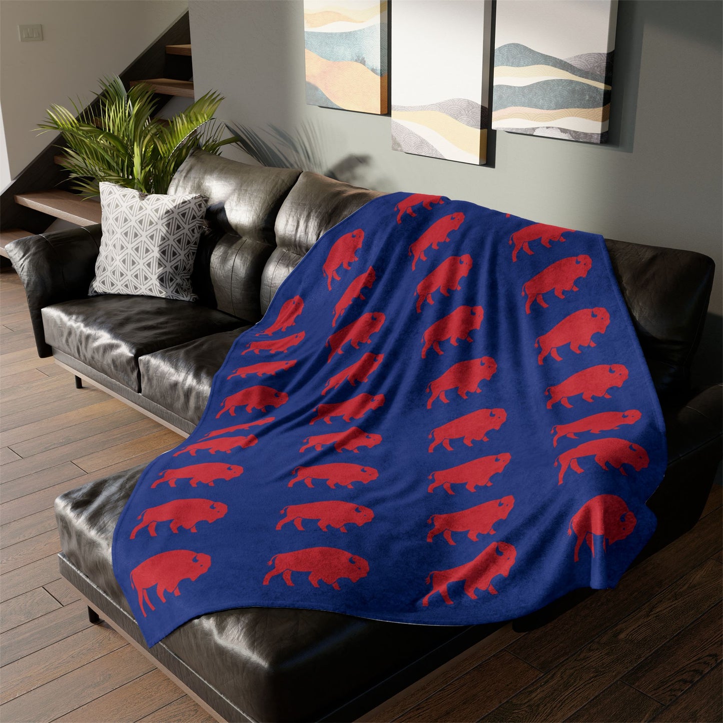 Buffalo Bills Minky Blanket, Super soft blanket for Bills fans