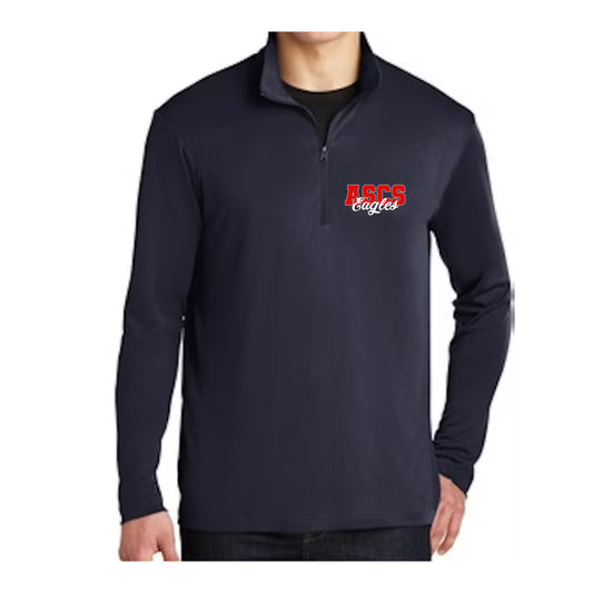 Mens/Unisex ASCS Eagles 1/4 Zip Dri-Fit Pullover