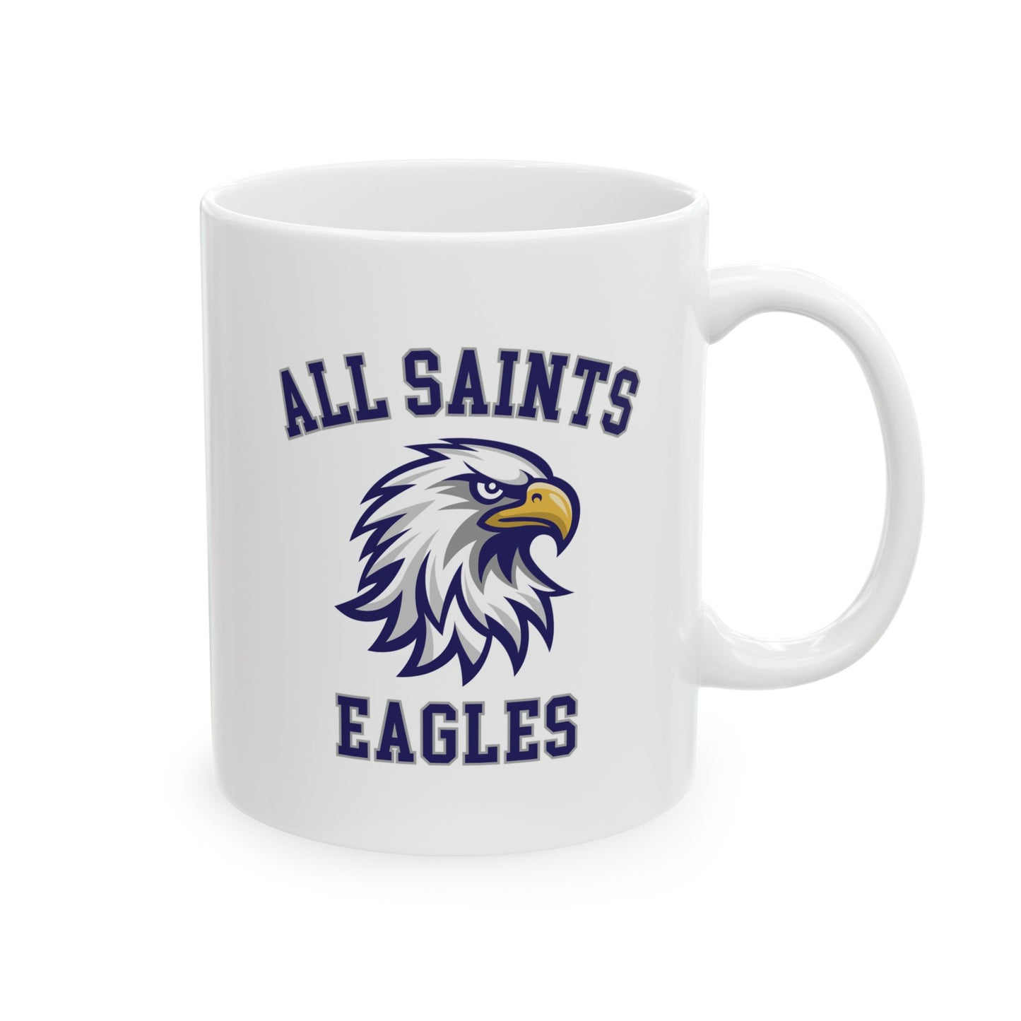 All Saints Eagles Ceramic Mug, (11oz, 15oz)