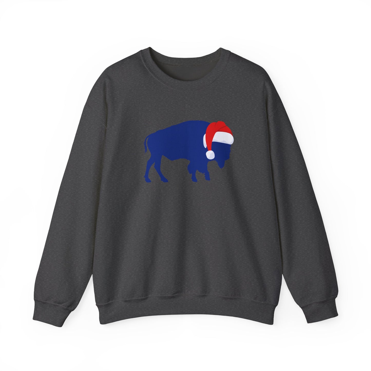 Bills Christmas Sweatshirt, Buffalo with Santa hat, Bills Mafia Christmas Shirt