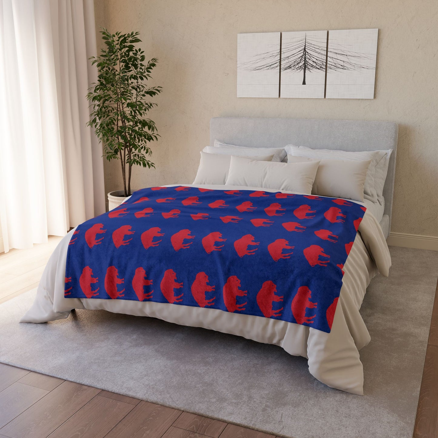 Buffalo Bills Minky Blanket, Super soft blanket for Bills fans