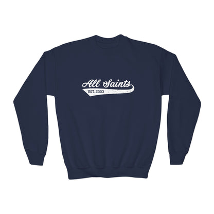 Youth All Saints Retro Script Sweatshirt