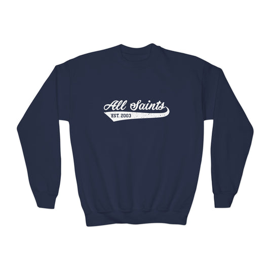 Youth All Saints Retro Script Sweatshirt