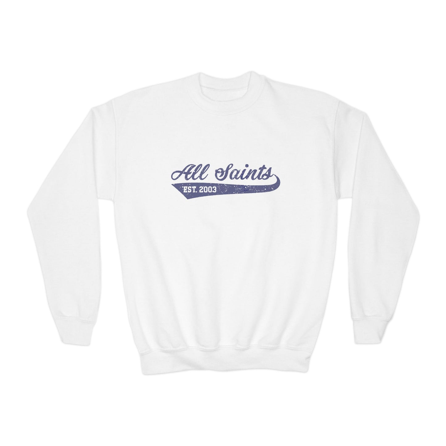 Youth All Saints Retro Script Sweatshirt