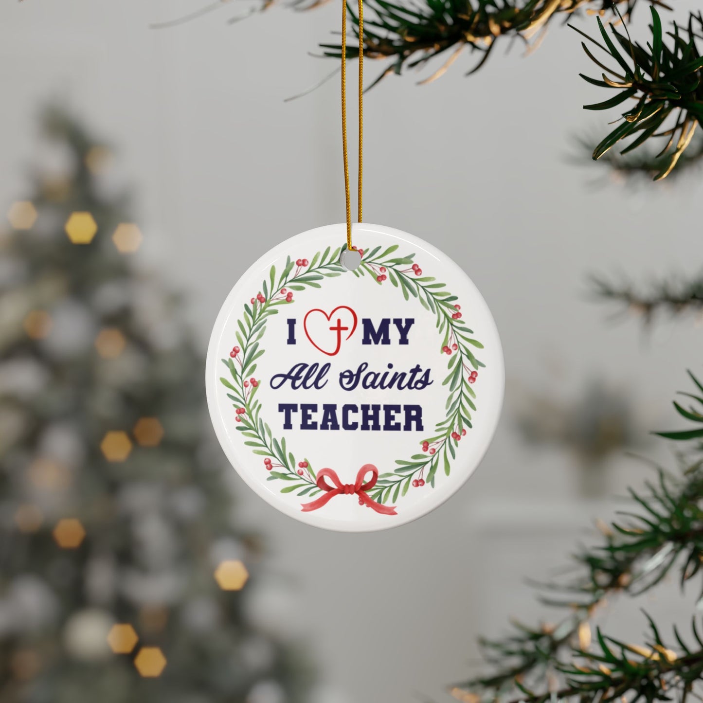 All Saints Teacher Ornament