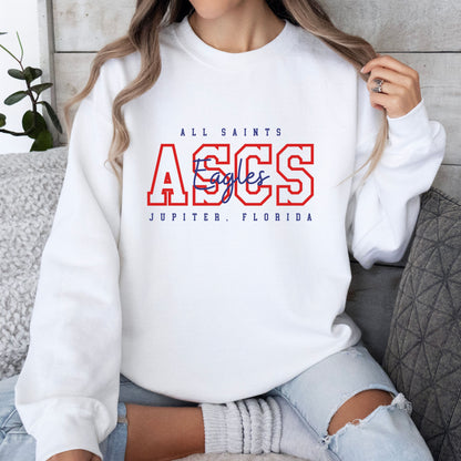 Adult ASCS Eagles, Jupiter, Florida Unisex Sweatshirt