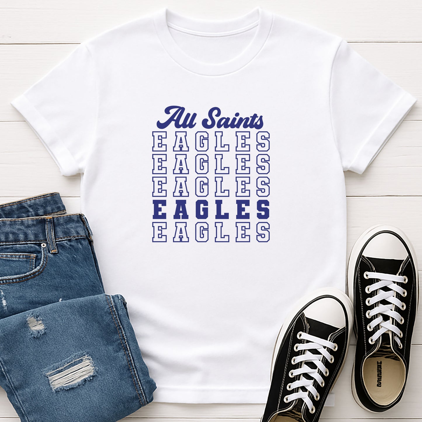 Adult Unisex All Saints EAGLES T-Shirt